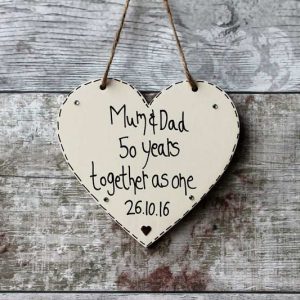 50th wedding anniversary gifts for mum and dad