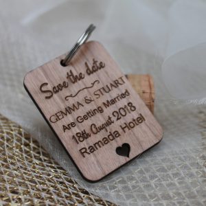Save the Date keyring