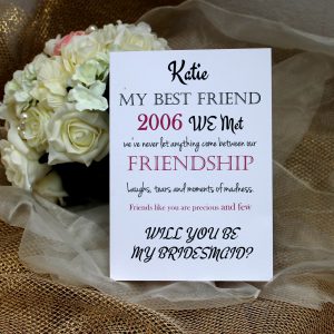 My Best Friend Bridesmaid Card
