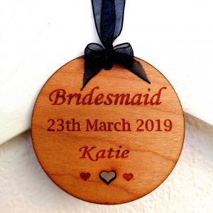 bridesmaid thank you